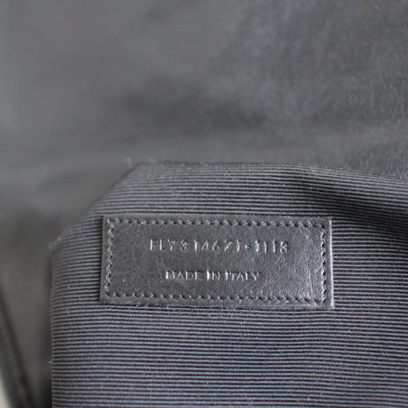 C BACKPACK BLACK POLISHED LEATHER - Picture 5 of 6